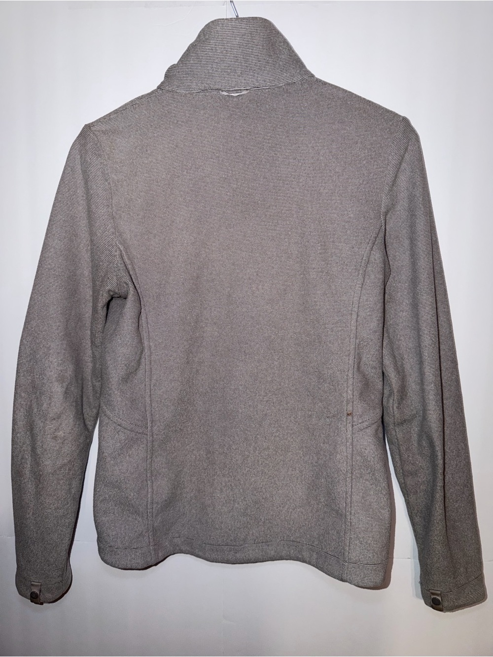 The North Face Women's Light Gray Full-Zip Fleece Jacket - Picture 2 of 6